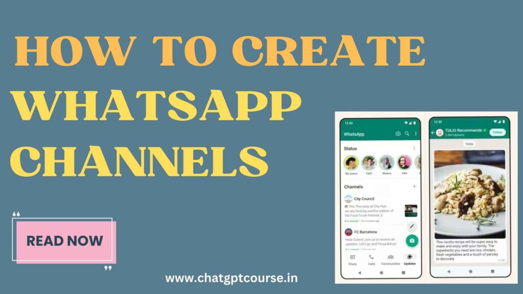 how to create a whatsapp channel