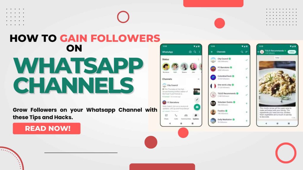 how to gain followers on whatsapp channels