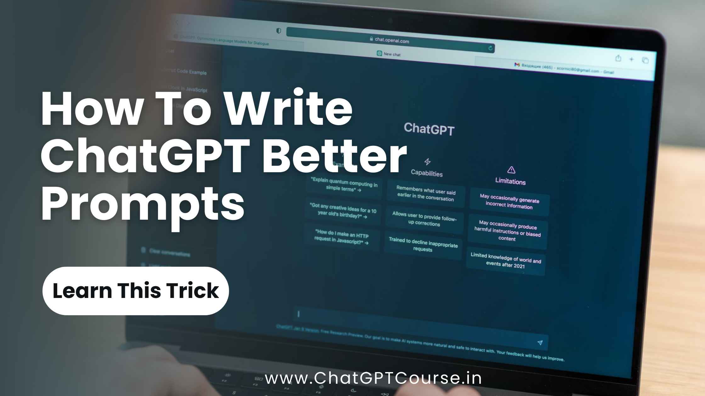 How To Write ChatGPT Better Prompts